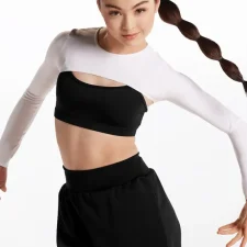 White lycra shrug