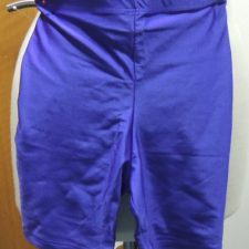 Purple lycra shorts
