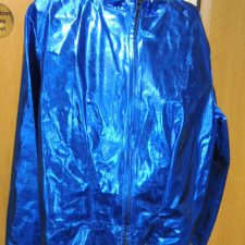 Foil zip up jacket