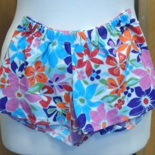Flower lycra shorts - Bespoke measurement costumes