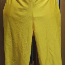 Yellow lycra long shorts
