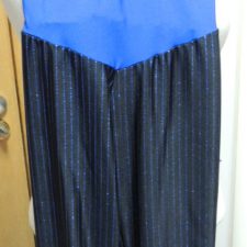 Boys black and blue sparkle pinstripe all-in-one - Bespoke measurement costumes