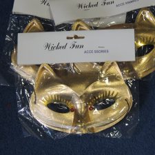 Gold cat mask