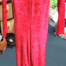 Red velvet all-in-one - Bespoke measurement costumes