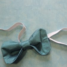 Turquoise bow tie