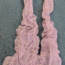 Lilac lace gloves