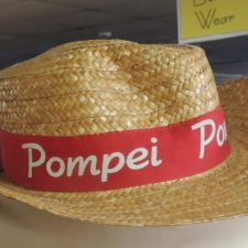 Pompei straw hat