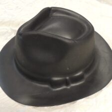 Black foam gangster hat
