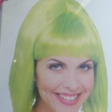 Starlet neon green wig