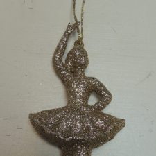 Gold Ballerina ornament