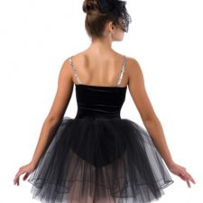 Black and silver tutu (hair piece not included)