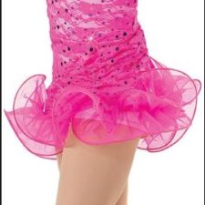 Hot pink high waisted tutu skirt