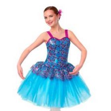 Pink and turquoise tutu