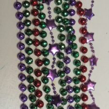 Mardi Gras beads (set of 5)