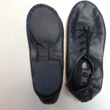 Black split sole jazz shoes