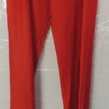 Red lycra trousers