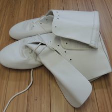 White jazz boots