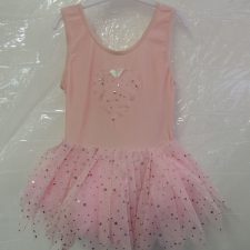 Pale pink tutu with silver sparkles