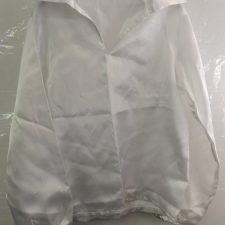 Boy’s white satin shirt