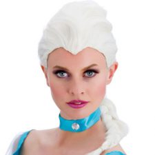White Elsa wig