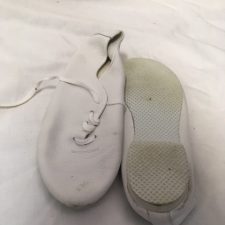 White jazz shoes