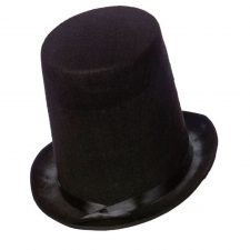 Black stovepipe hat