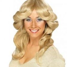 70's layered flick wig