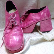Men's pink platform shoes