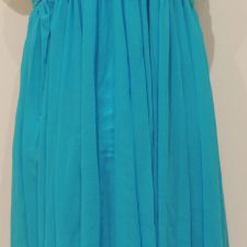 Turquoise skirted leotard with chiffon skirt