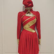 Red and gold bellhop costume (hat not included)