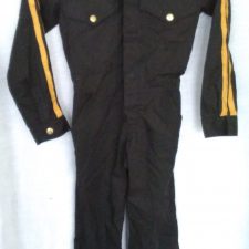Black Boiler suit - race car - Bespoke measurement costumes