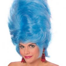 Beehive wig blue