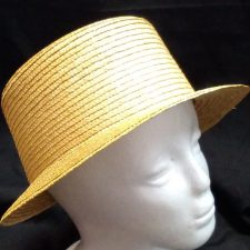 Tall straw hat