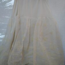 Vintage cream floral petticoat