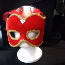 Red velvet mask