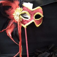 Red and gold mask