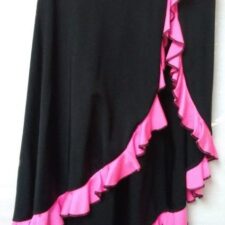Black and pink can can skirt
