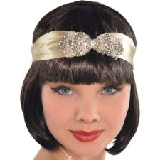 Flapper gold headband