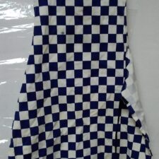 Blue and White check apron