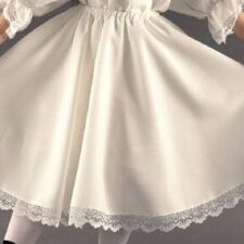 Cream skirt with lace