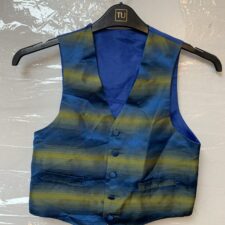 Blue and Green striped waistcoat