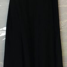 Black lycra wrap skirt