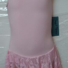 Ballet dress with lace skirt and back
