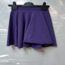 Purple cotton dance skirt