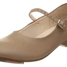 Tan Mary Jane tap shoes