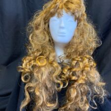 Ginger curly long wig