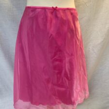 Pink chiffon skirt