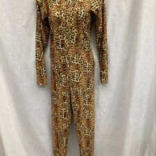 Leopard catsuit with tail
