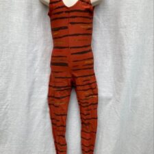 Orange and black tiger catsuit