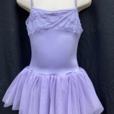 Lavender leotard with tutu style skirt